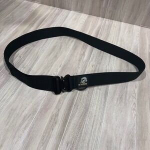 G-Code Tactical Belt XXL Black Buckle Made in USA Hook and Eye Closure